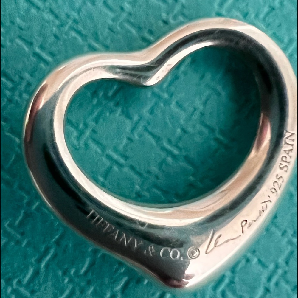ELSA PERETTI OPEN HEART 925 Tiffany & CO PENDANT